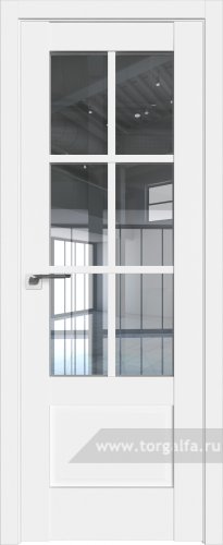 Дверь со стеклом ProfilDoors 103U Прозрачное (Аляска)