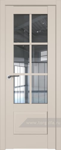 Дверь со стеклом ProfilDoors 103U Прозрачное (Санд)