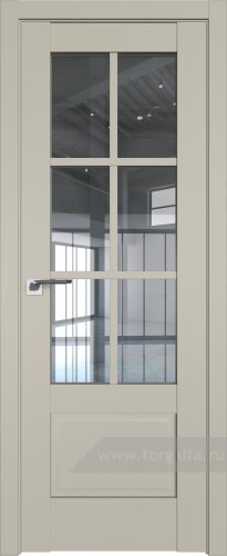 Дверь со стеклом ProfilDoors 103U Прозрачное (Шеллгрей)