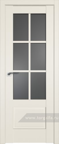 Дверь со стеклом ProfilDoors 103U Графит (Магнолия Сатинат)