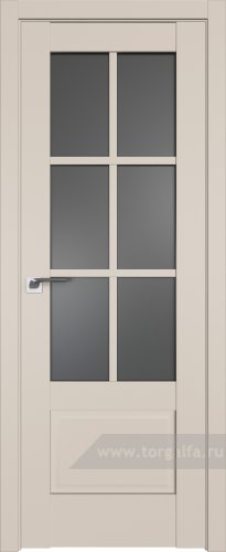 Дверь со стеклом ProfilDoors 103U Графит (Санд)