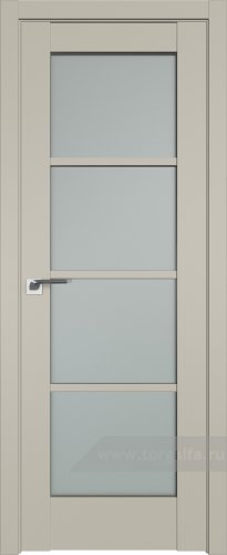 Дверь со стеклом ProfilDoors 119U Матовое (Шеллгрей)