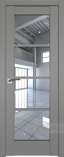 Дверь со стеклом ProfilDoors 119U Прозрачное (Грей)