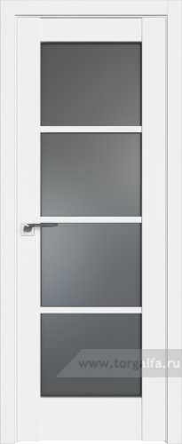 Дверь со стеклом ProfilDoors 119U Графит (Аляска)