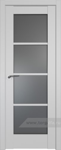 Дверь со стеклом ProfilDoors 119U Графит (Манхэттен)