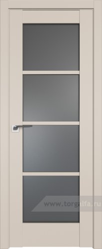 Дверь со стеклом ProfilDoors 119U Графит (Санд)