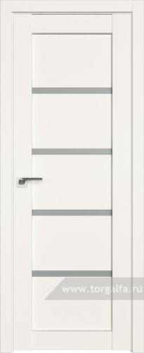 Дверь со стеклом ProfilDoors 2.09U Матовое (ДаркВайт)