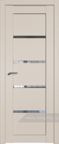 Дверь со стеклом ProfilDoors 2.09U Прозрачное (Санд)