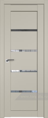Дверь со стеклом ProfilDoors 2.09U Прозрачное (Шеллгрей)