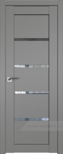 Дверь со стеклом ProfilDoors 2.09U Прозрачное (Грей)