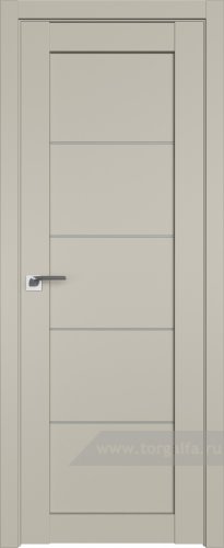 Дверь со стеклом ProfilDoors 2.11U Матовое (Шеллгрей)