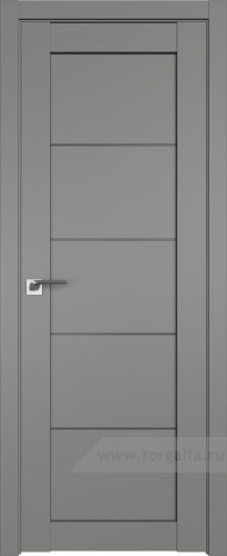 Дверь со стеклом ProfilDoors 2.11U Графит (Грей)