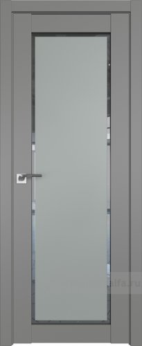 Дверь со стеклом ProfilDoors 2.19U Square матовое (Грей)