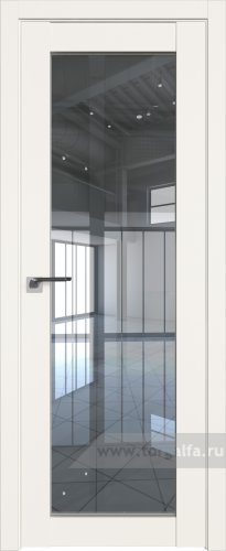 Дверь со стеклом ProfilDoors 2.19U Прозрачное (ДаркВайт)