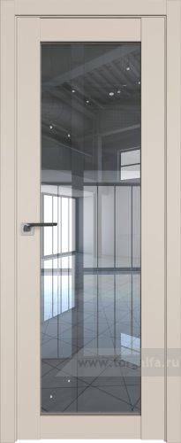 Дверь со стеклом ProfilDoors 2.19U Прозрачное (Санд)