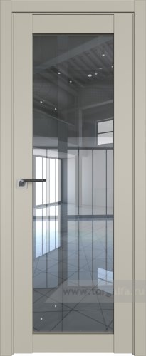 Дверь со стеклом ProfilDoors 2.19U Прозрачное (Шеллгрей)
