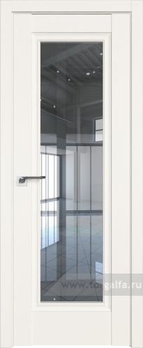 Дверь со стеклом ProfilDoors 2.35U Прозрачное (ДаркВайт)