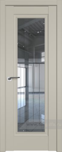 Дверь со стеклом ProfilDoors 2.35U Прозрачное (Шеллгрей)