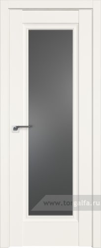Дверь со стеклом ProfilDoors 2.35U Графит (ДаркВайт)