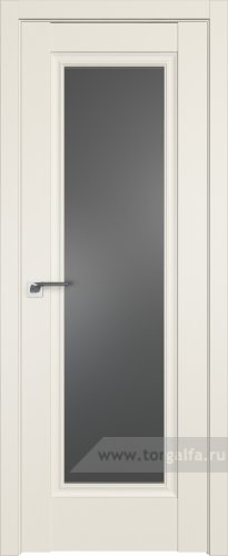 Дверь со стеклом ProfilDoors 2.35U Графит (Магнолия Сатинат)