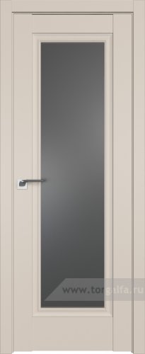 Дверь со стеклом ProfilDoors 2.35U Графит (Санд)