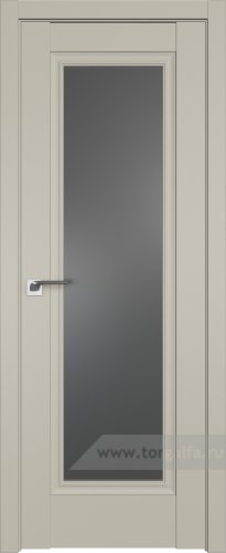 Дверь со стеклом ProfilDoors 2.35U Графит (Шеллгрей)