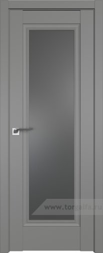 Дверь со стеклом ProfilDoors 2.35U Графит (Грей)