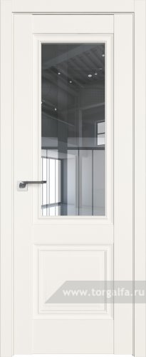 Дверь со стеклом ProfilDoors 2.37U Прозрачное (ДаркВайт)
