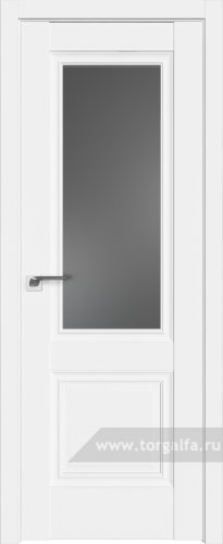 Дверь со стеклом ProfilDoors 2.37U Графит (Аляска)