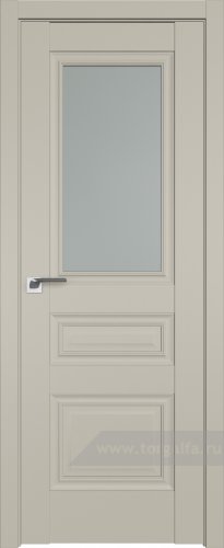 Дверь со стеклом ProfilDoors 2.39U Матовое (Шеллгрей)