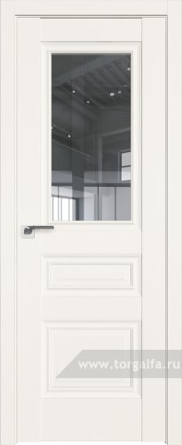 Дверь со стеклом ProfilDoors 2.39U Прозрачное (ДаркВайт)