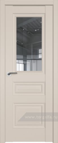 Дверь со стеклом ProfilDoors 2.39U Прозрачное (Санд)