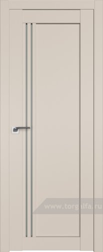 Дверь со стеклом ProfilDoors 2.50U Матовое (Санд)
