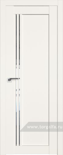 Дверь со стеклом ProfilDoors 2.50U Прозрачное (ДаркВайт)