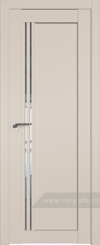 Дверь со стеклом ProfilDoors 2.50U Прозрачное (Санд)