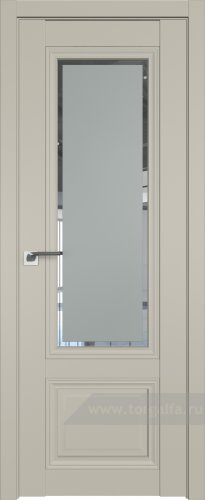Дверь со стеклом ProfilDoors 2.103U Square матовое (Шеллгрей)