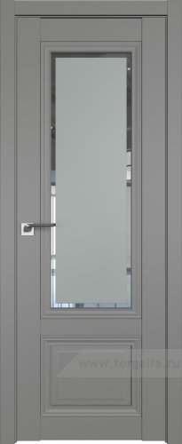 Дверь со стеклом ProfilDoors 2.103U Square матовое (Грей)