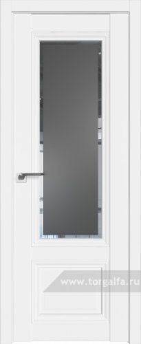 Дверь со стеклом ProfilDoors 2.103U Square графит (Аляска)