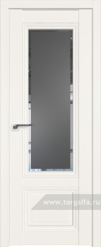 Дверь со стеклом ProfilDoors 2.103U Square графит (ДаркВайт)