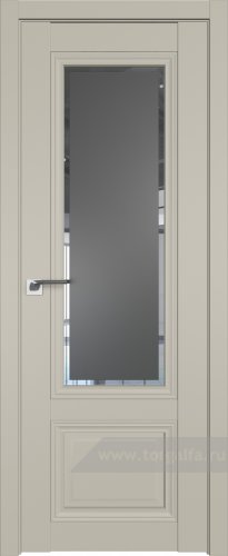 Дверь со стеклом ProfilDoors 2.103U Square графит (Шеллгрей)