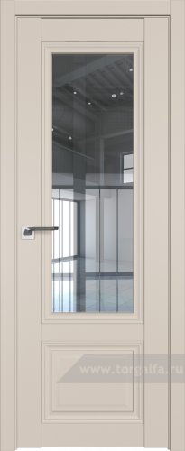 Дверь со стеклом ProfilDoors 2.103U Прозрачное (Санд)