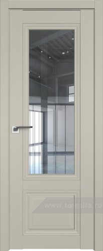 Дверь со стеклом ProfilDoors 2.103U Прозрачное (Шеллгрей)