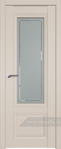Дверь со стеклом ProfilDoors 2.103U Гравировка 4 (Санд)