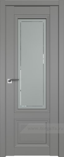 Дверь со стеклом ProfilDoors 2.103U Гравировка 4 (Грей)