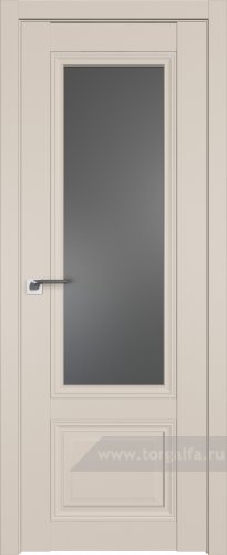 Дверь со стеклом ProfilDoors 2.103U Графит (Санд)