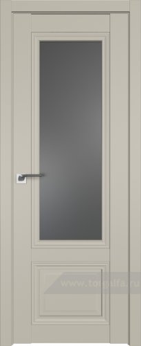 Дверь со стеклом ProfilDoors 2.103U Графит (Шеллгрей)