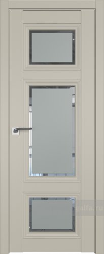 Дверь со стеклом ProfilDoors 2.105U Square матовое (Шеллгрей)