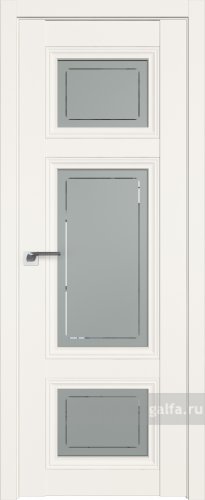 Дверь со стеклом ProfilDoors 2.105U Гравировка 4 (ДаркВайт)
