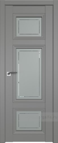 Дверь со стеклом ProfilDoors 2.105U Гравировка 4 (Грей)