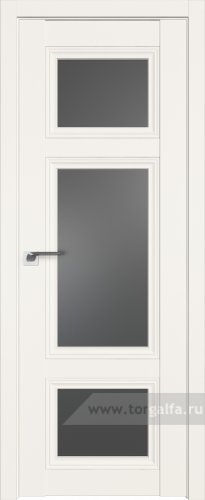 Дверь со стеклом ProfilDoors 2.105U Графит (ДаркВайт)